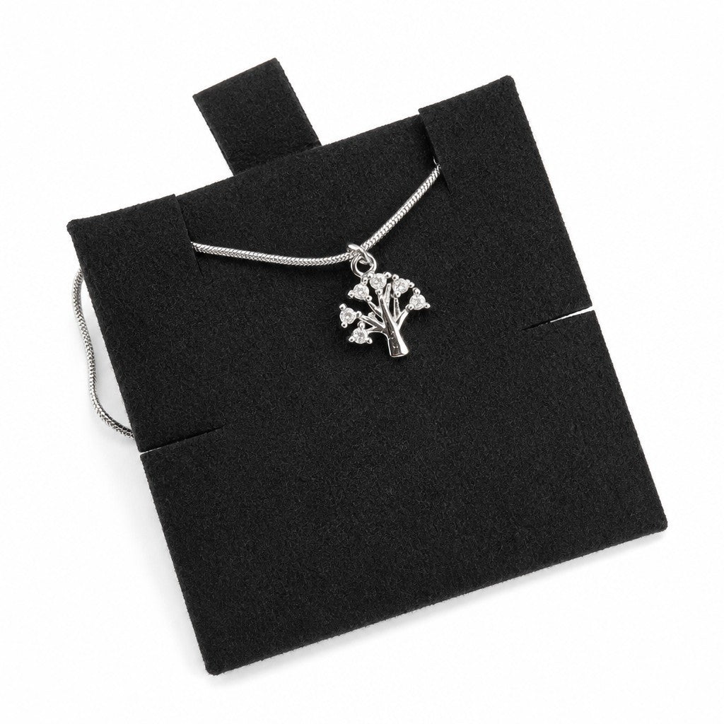 Collar Árbol de la Vida – Baño de Rodio - Ámbar Joyas