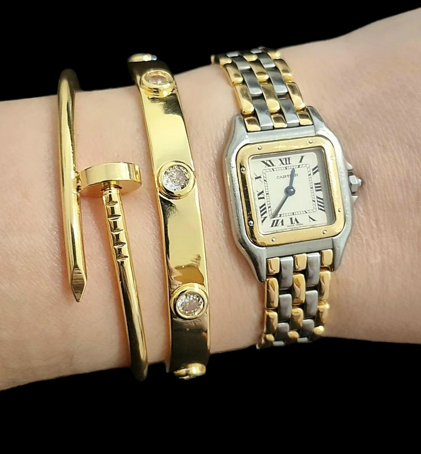 Esclava Tornillo Dorada