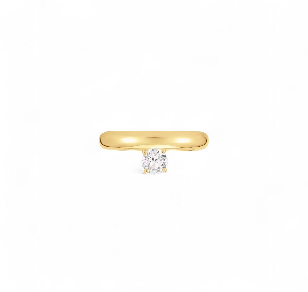 Anillo Minimal - Baňo Oro 18k