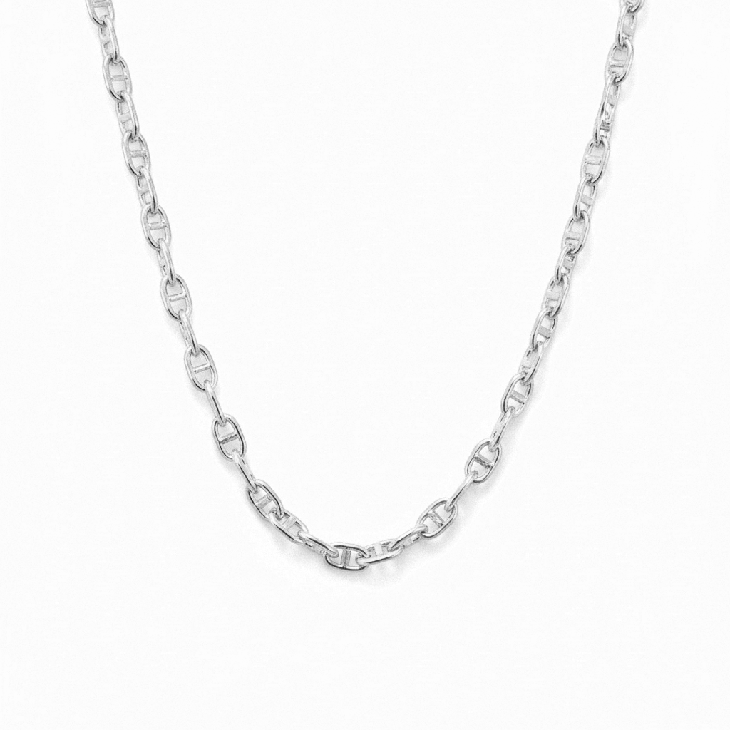 Cadena Eslabones - Baño de Plata