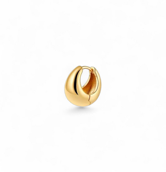 Pack 3 Aros Dorados con Zirconias – Set de Argollas Pequeñas y Medianas