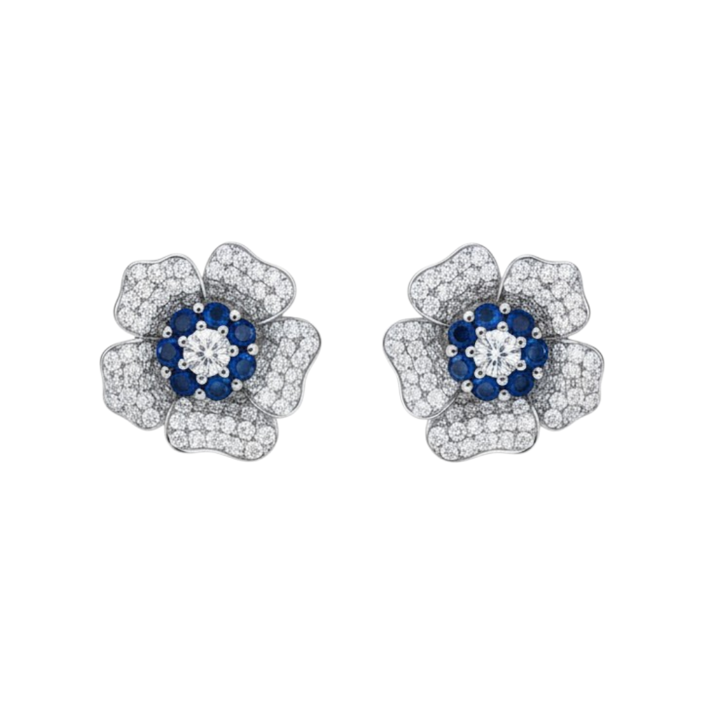 Aros Florecer Real – Baño de Rodio