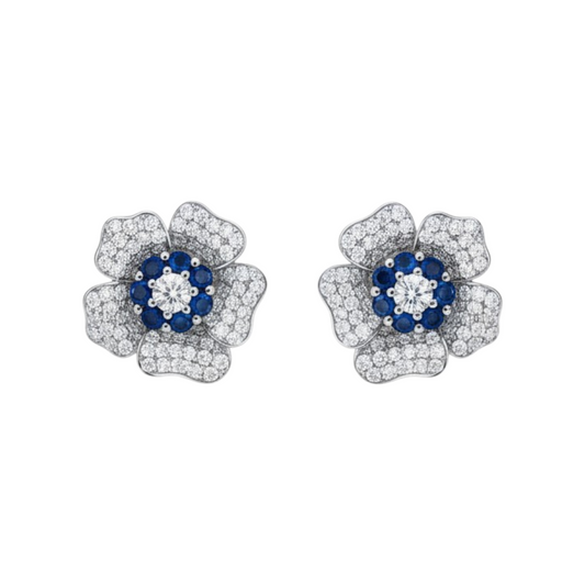 Aros Florecer Real – Baño de Rodio